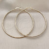 Oro Laminado Large Hoop, Gold Filled Style Diamond Cutting Finish, Golden Finish, 5.136.028.70