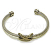 Stainless Steel Individual Bangle, Infinite Design, Polished, Steel Finish, 07.138.0019