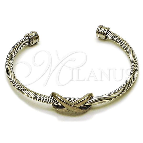 Stainless Steel Jewelry — Individual Bangle Infinite Design Polished 07. 04 MM — main product view — SKU 163284 | Acero Inoxidable joyería — Individual Bangle Infinite diseño pulido 07. 04 MM — SKU 163284
