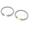 Stainless Steel Individual Bangle, Twist Design, Polished, Steel Finish, 07.138.0025 (Thickness, One size fits all)