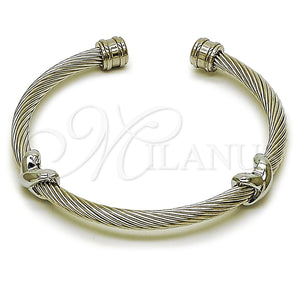 Stainless Steel Jewelry — Individual Bangle Infinite and Twist Design Polished 07. — main product view — SKU 163300 | Acero Inoxidable joyería — Individual Bangle Infinite and Twist diseño pulido 07. — SKU 163300