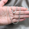 Sterling Silver Basic Necklace, Curb Design, Polished, Silver Finish, 04.433.0007.18 (100 Gauge, Thickness, 18 Inches Length)