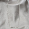 Sterling Silver Basic Necklace, Curb Design, Polished, Silver Finish, 04.433.0007.18 (100 Gauge, Thickness, 18 Inches Length)