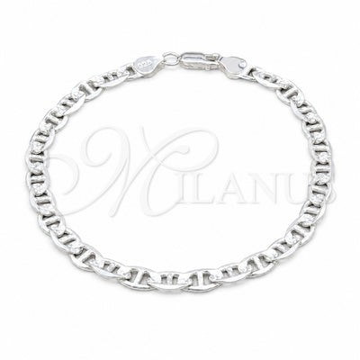 Sterling Silver Basic Necklace, Mariner Design, Diamond Cutting Finish, Silver Finish, 04.431.0005.10 (150 for wholesale, main product view
