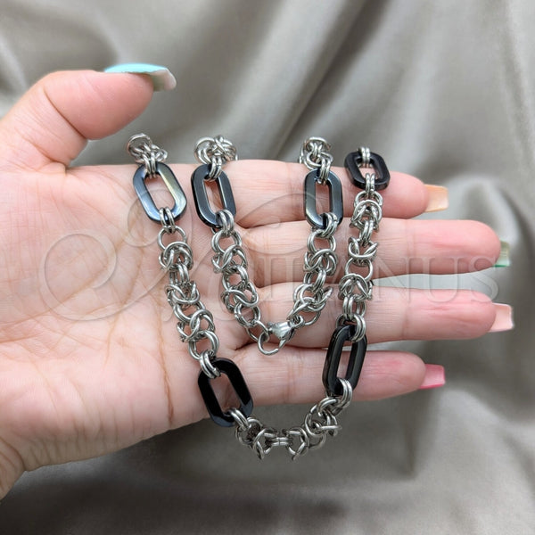 Stainless Steel Bracelet — Necklace and Bracelet Polished 06. — alternate product view — SKU 163413 | Acero Inoxidable brazalete — Necklace and Bracelet pulido 06. — SKU 163413