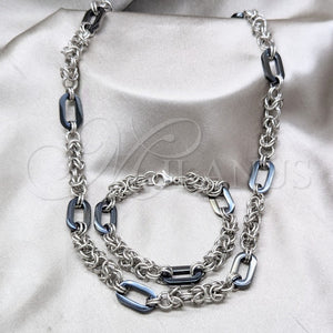Stainless Steel Bracelet — Necklace and Bracelet Polished 06. — main product view — SKU 163413 | Acero Inoxidable brazalete — Necklace and Bracelet pulido 06. — SKU 163413
