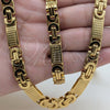 Stainless Steel Necklace and Bracelet, Polished, Steel Finish, 06.116.0017.22