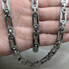 Stainless Steel Necklace and Bracelet, Polished, Steel Finish, 06.116.0018.22