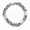 Stainless Steel Necklace and Bracelet, Polished, Steel Finish, 06.116.0015.22