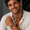 Stainless Steel Necklace and Bracelet, Puff Mariner Design, Polished, Two Tone, 06.116.0021.3.22
