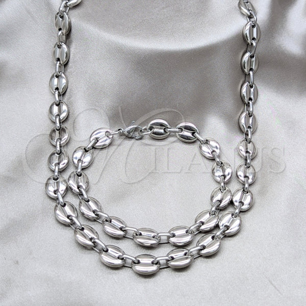 Stainless Steel Bracelet — Necklace and Bracelet Polished 06. — main product view — SKU 163433 | Acero Inoxidable brazalete — Necklace and Bracelet pulido 06. — SKU 163433