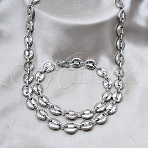 Stainless Steel Bracelet — Necklace and Bracelet Polished 06. — main product view — SKU 163433 | Acero Inoxidable brazalete — Necklace and Bracelet pulido 06. — SKU 163433