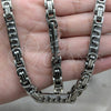 Stainless Steel Necklace and Bracelet, Polished, Steel Finish, 06.116.0024.22