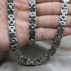 Stainless Steel Necklace and Bracelet, Polished, Steel Finish, 06.116.0089.22