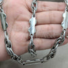 Stainless Steel Necklace and Bracelet, Polished, Steel Finish, 06.116.0086.22