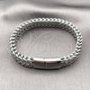 Stainless Steel Bracelet — Basic Bracelet Bismark Design Polished 03. Thickness 22 — alternate product view — SKU 163458 | Acero Inoxidable brazalete — básico Bracelet Bismark diseño pulido 03. Thickness 22 — SKU 163458