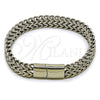 Stainless Steel Bracelet — Basic Bracelet Bismark Design Polished 03. Thickness 22 — main product view — SKU 163458 | Acero Inoxidable brazalete — básico Bracelet Bismark diseño pulido 03. Thickness 22 — SKU 163458