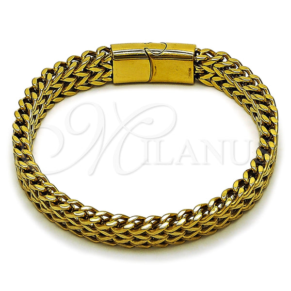 Stainless Steel Bracelet — Basic Bracelet Bismark Design Polished 03. Thickness 22 — alternate product view — SKU 163459 | Acero Inoxidable brazalete — básico Bracelet Bismark diseño pulido 03. Thickness 22 — SKU 163459