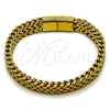 Stainless Steel Bracelet — Basic Bracelet Bismark Design Polished 03. Thickness 22 — alternate product view — SKU 163459 | Acero Inoxidable brazalete — básico Bracelet Bismark diseño pulido 03. Thickness 22 — SKU 163459