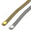 Stainless Steel Bracelet — Basic Bracelet Bismark Design Polished 03. Thickness 22 — alternate product view — SKU 163459 | Acero Inoxidable brazalete — básico Bracelet Bismark diseño pulido 03. Thickness 22 — SKU 163459