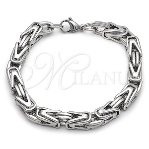 Stainless Steel Bracelet — Fancy Bracelet Polished 03. Thickness 9 Inches Length — main product view — SKU 163460 | Acero Inoxidable brazalete — elegante Bracelet pulido 03. Thickness 9 Inches Length — SKU 163460