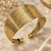 Oro Laminado Individual Bangle, Gold Filled Style Polished, Golden Finish, 07.163.0010 (30 MM Thickness, One size fits all)