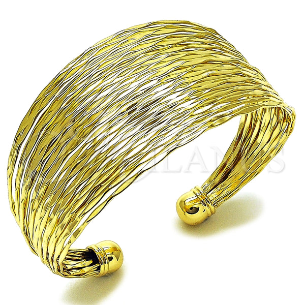 Oro Laminado Individual Bangle, Gold Filled Style Polished, Golden Finish, 07.163.0011