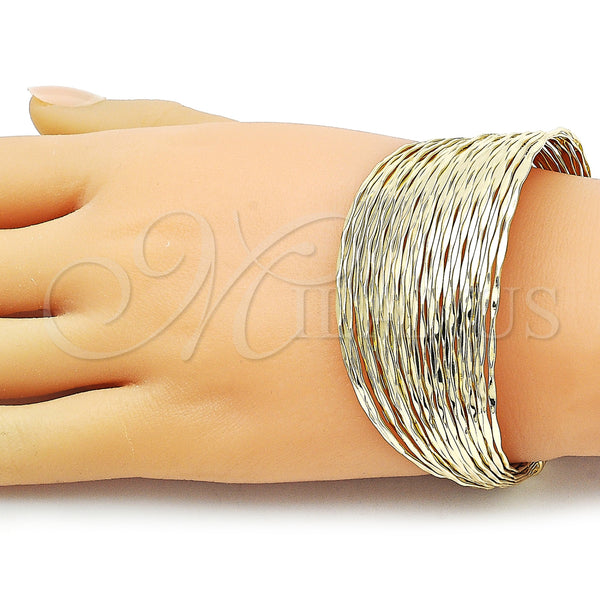 Gold Filled Jewelry — Individual Bangle Polished 07. 35 MM Thickness One — alternate product view — SKU 163530 | Oro Laminado joyería — Individual Bangle pulido 07. 35 MM Thickness One — SKU 163530