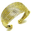 Oro Laminado Individual Bangle, Gold Filled Style Polished, Golden Finish, 07.163.0011 (35 MM Thickness, One size fits all)