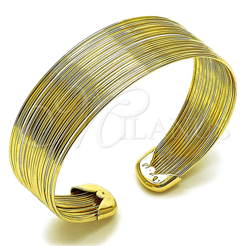 Oro Laminado Individual Bangle, Gold Filled Style Polished, Golden Finish, 07.163.0012 (Thickness, One size fits all)