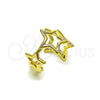 Oro Laminado Elegant Ring, Gold Filled Style Star Design, Polished, Golden Finish, 01.163.0016 (One size fits all)