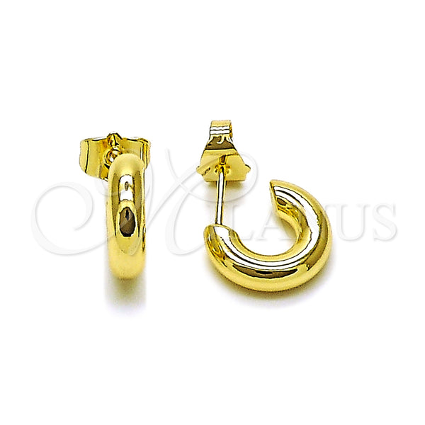 Gold Filled Hoop Earrings — Small Hoop Polished 02. — main product view — SKU 163541 | Oro Laminado aretes de aro — aro pequeño pulido 02. — SKU 163541