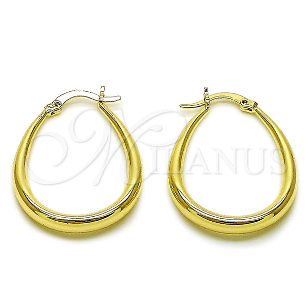 Gold Filled Hoop Earrings — Small Hoop Hollow Design Polished 02. — main product view — SKU 163542 | Oro Laminado aretes de aro — aro pequeño Hollow diseño pulido 02. — SKU 163542