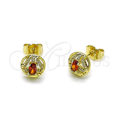 Aretes de Oro Laminado 02.156.0745.1 por Mayoreo, vista principal del producto