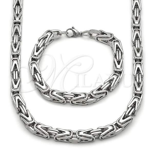Stainless Steel Bracelet — Necklace and Bracelet Polished 06. — main product view — SKU 163603 | Acero Inoxidable brazalete — Necklace and Bracelet pulido 06. — SKU 163603