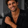 Stainless Steel Necklace and Bracelet, Polished, Golden Finish, 06.435.0007.2.22