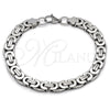 Stainless Steel Fancy Bracelet, Polished, Steel Finish, 03.116.0044.3.09
