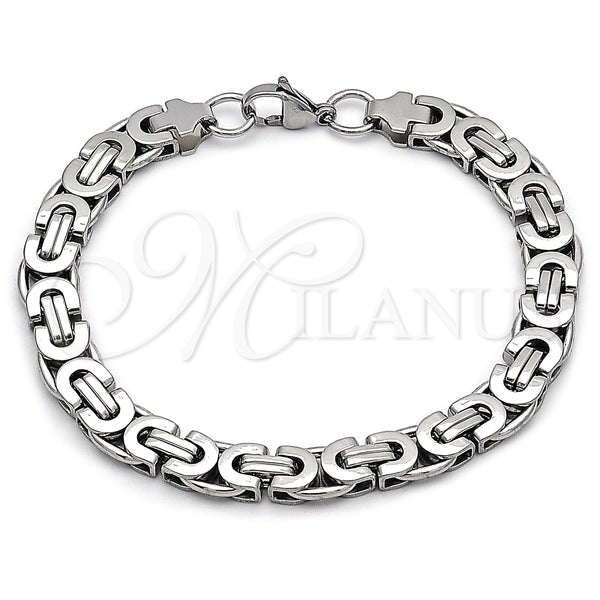 Stainless Steel Bracelet — Fancy Bracelet Polished 03. 09 MM Thickness 9 — main product view — SKU 163610 | Acero Inoxidable brazalete — elegante Bracelet pulido 03. 09 MM Thickness 9 — SKU 163610