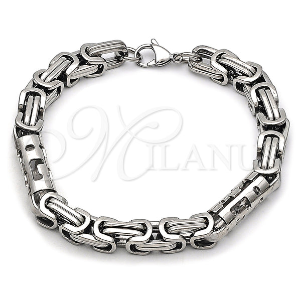 Stainless Steel Bracelet — Fancy Bracelet Polished 03. Thickness 9 Inches Length — main product view — SKU 163615 | Acero Inoxidable brazalete — elegante Bracelet pulido 03. Thickness 9 Inches Length — SKU 163615