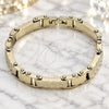 Stainless Steel Solid Bracelet, Polished, Steel Finish, 03.116.0050.09 (Thickness, 9 Inches Length)