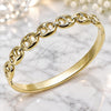 Stainless Steel Individual Bangle, Puff Mariner Design, Polished, Steel Finish, 07.116.0001.04 (Thickness, Size 4 (2.25 Diameter))