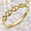 Stainless Steel Individual Bangle, Puff Mariner Design, Polished, Steel Finish, 07.116.0002.05 (Thickness, Size 5 (2.50 Diameter))