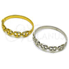 Stainless Steel Individual Bangle, Puff Mariner Design, Polished, Steel Finish, 07.116.0002.05 (Thickness, Size 5 (2.50 Diameter))