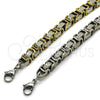 Stainless Steel Bracelet — Fancy Bracelet Greek Key and Box Design Polished — alternate product view — SKU 163651 | Acero Inoxidable brazalete — elegante Bracelet Greek Key and Box diseño pulido — SKU 163651