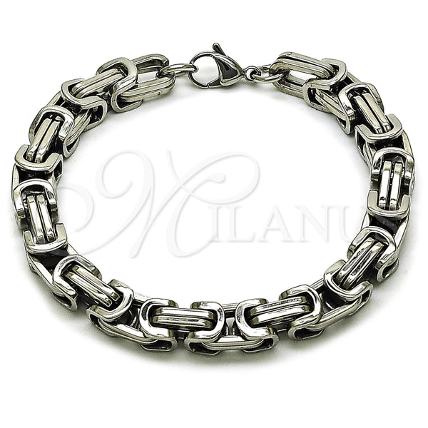 Stainless Steel Bracelet — Fancy Bracelet Polished 03. Thickness 9 Inches Length — main product view — SKU 163653 | Acero Inoxidable brazalete — elegante Bracelet pulido 03. Thickness 9 Inches Length — SKU 163653