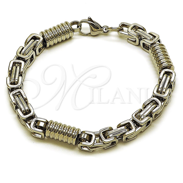 Stainless Steel Fancy Bracelet, Polished, Steel Finish, 03.115.0020.09