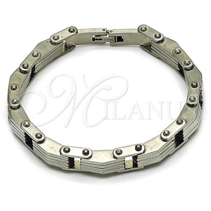 Stainless Steel Bracelet — Solid Bracelet Polished 03. Thickness 9 Inches Length — main product view — SKU 163656 | Acero Inoxidable brazalete — sólido Bracelet pulido 03. Thickness 9 Inches Length — SKU 163656