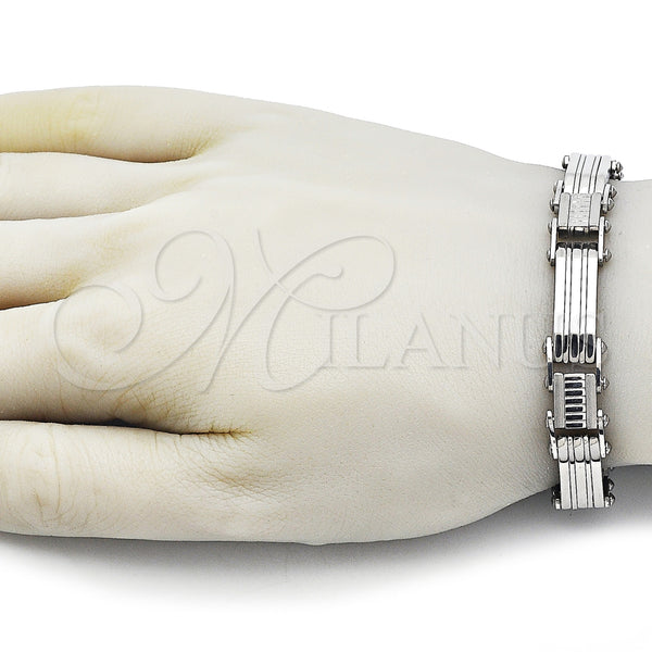 Stainless Steel Bracelet — Solid Bracelet Polished 03. 12 MM Thickness 9 — alternate product view — SKU 163657 | Acero Inoxidable brazalete — sólido Bracelet pulido 03. 12 MM Thickness 9 — SKU 163657