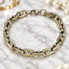 Stainless Steel Fancy Bracelet, Polished, Steel Finish, 03.363.0002.09 (Thickness, 9 Inches Length)