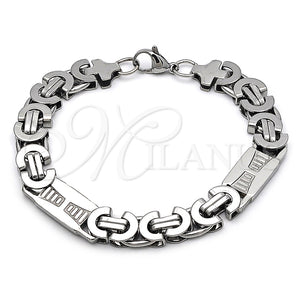 Stainless Steel Bracelet — Fancy Bracelet Polished 03. 11 MM Thickness 9 — main product view — SKU 163666 | Acero Inoxidable brazalete — elegante Bracelet pulido 03. 11 MM Thickness 9 — SKU 163666